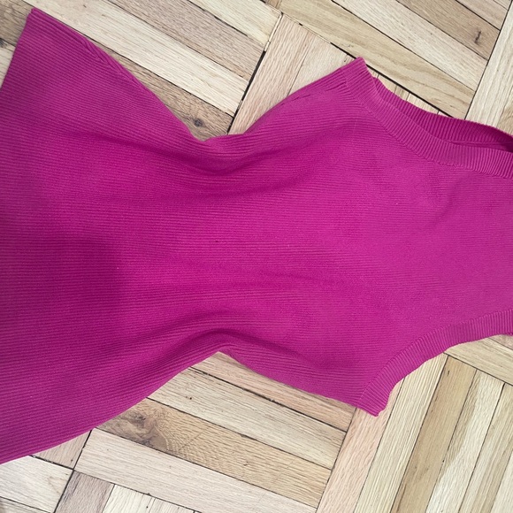 Cache Pink Ruffled Fitted Blouse - Picture 4 of 4